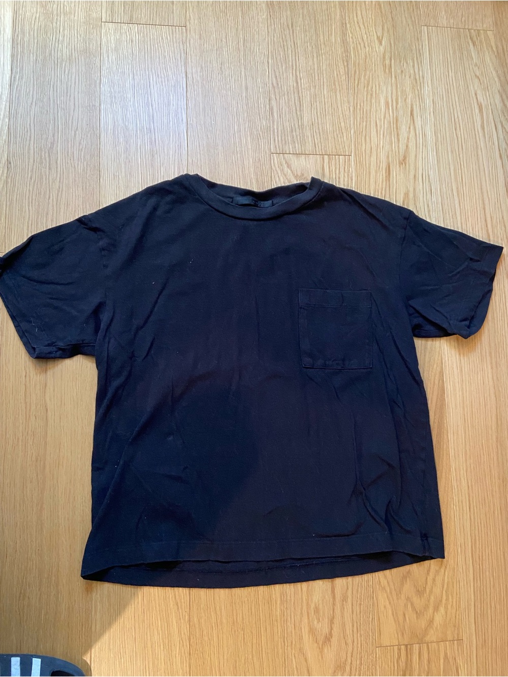 Jenni kayne vintage pocket tee in black small